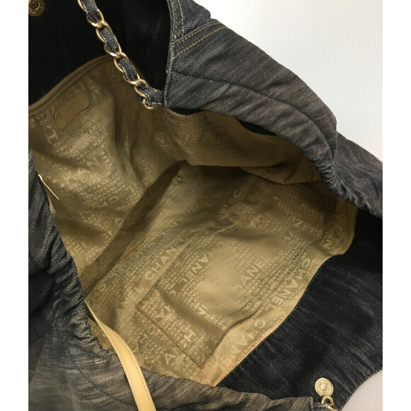 Chanel Denim Tote Bag - Picture 3 of 7